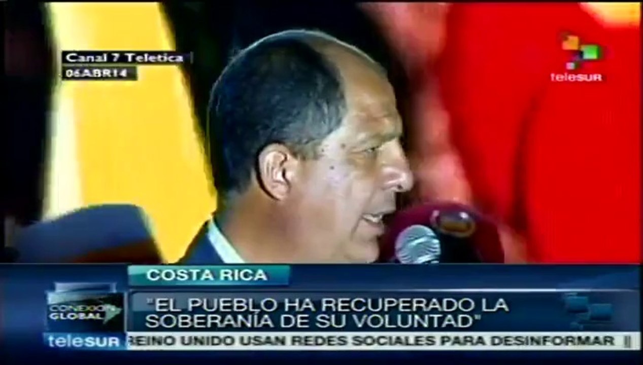Asegura costarricense Luis Solís que será un presidente honrado