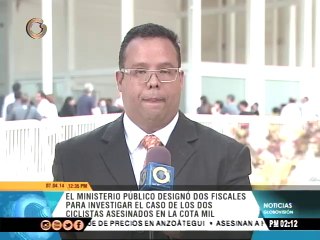 Ministerio Público investiga asesinato de 2 ciclistas en El Ávila