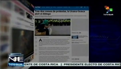 Comisión de UNASUR en Venezuela copa la atención de los medios