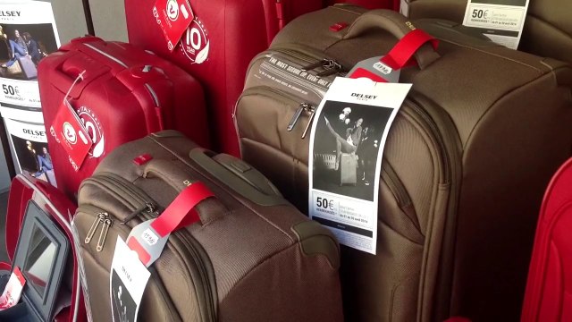 Offre promo Delsey du 1 ER avril au 30 avril Delsey vous rembourse 50 € pour l'achat d'une valise Delsey chez S'Cale Boutik maroquinerie bagage 28 avenue auber nice face à la gare thiers