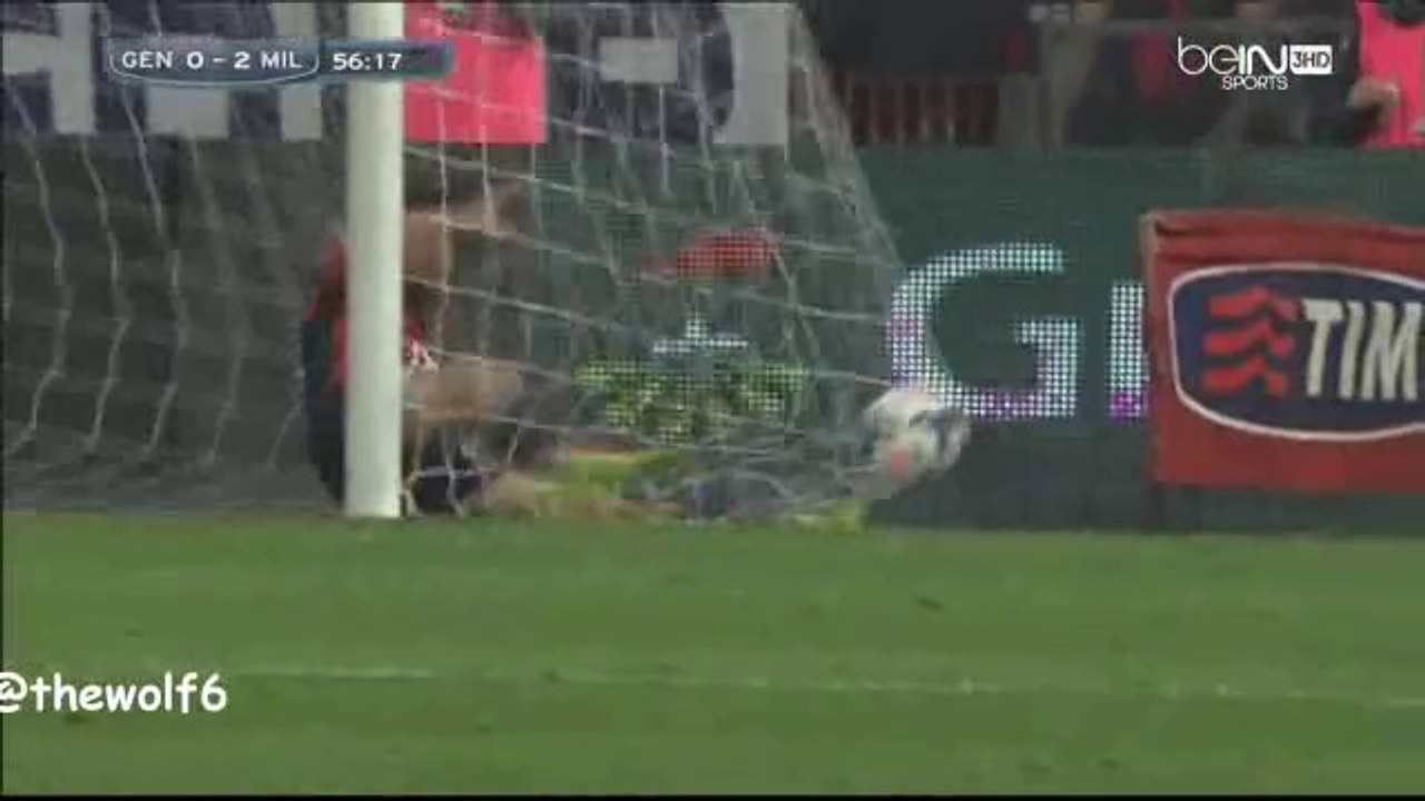 Honda Goal Against Genoa - 7-4-2014