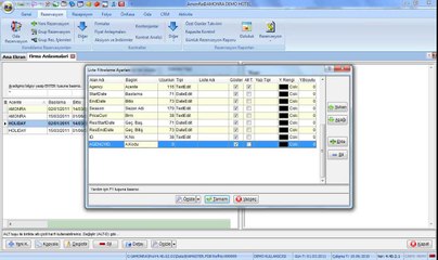 AmonRa Liste Ekranı Kullanımı