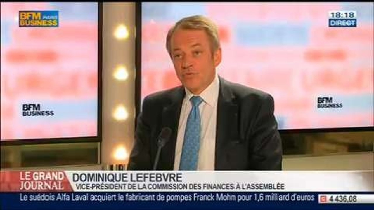Dominique Lefebvre, député PS du Val d'Oise et vice-président de la Commission des Finances à l'Assemblée, dans Le Grand Journal - 07/04 2/4