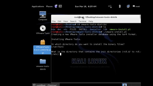 how to install kali linux in VMware Workstation 10