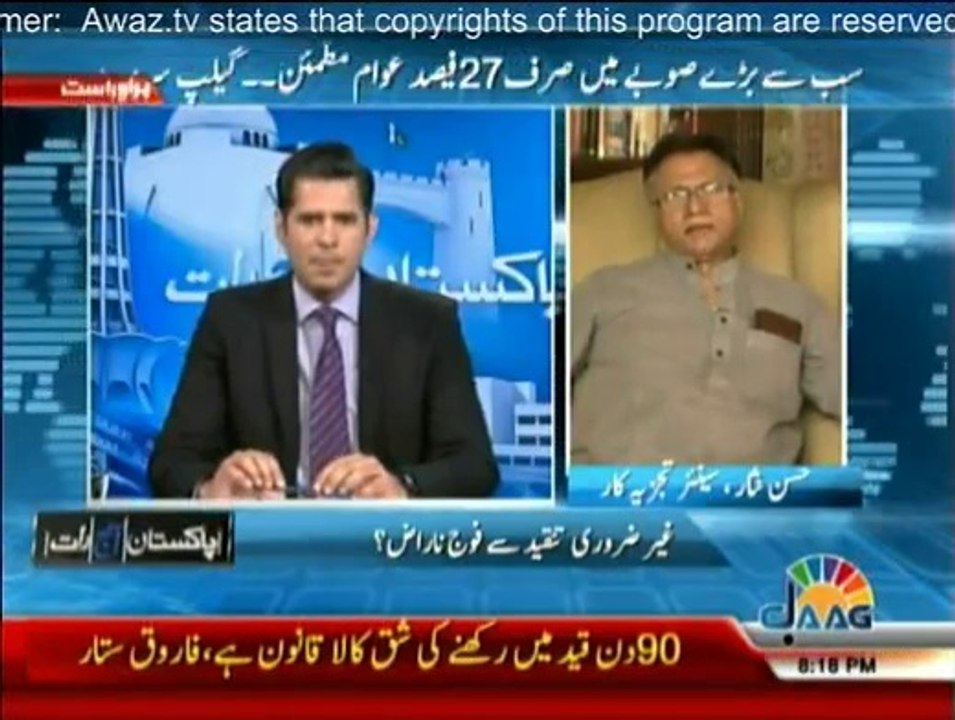 Pakistan Aaj Raat. Hassan Nisar. Apr 7th 2014