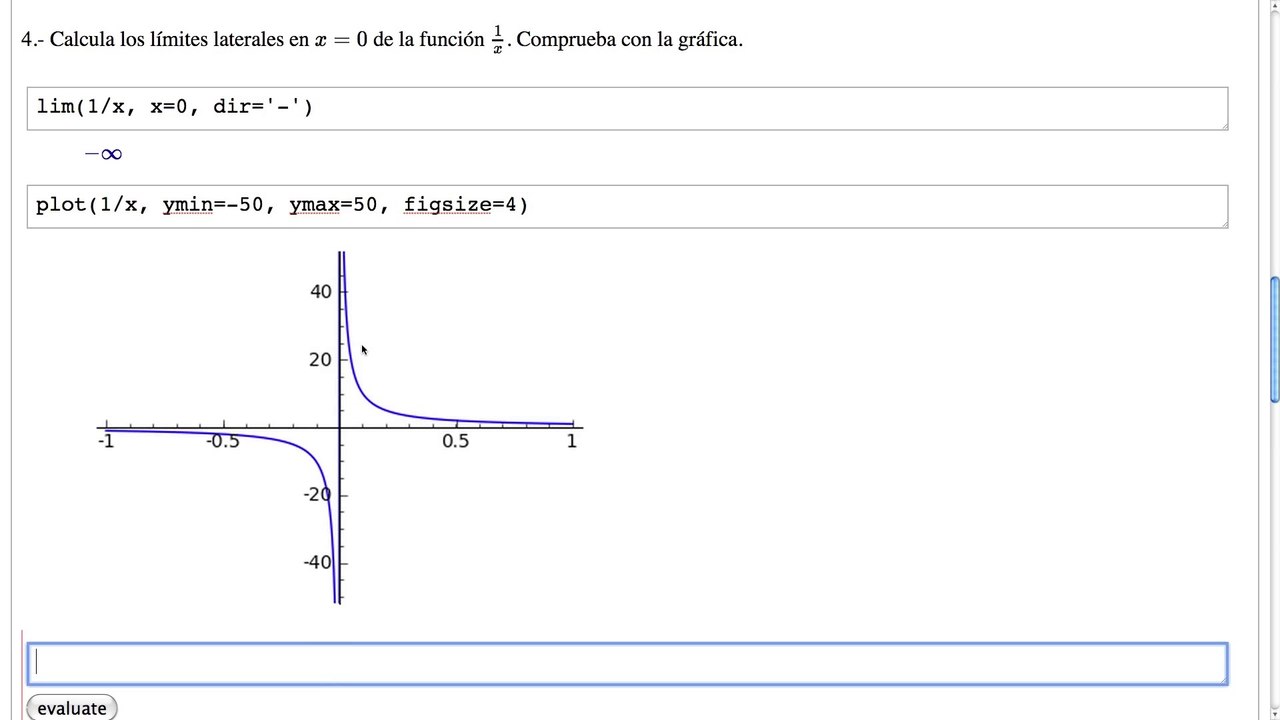 11 Sagemath y Matemáticas. Límites