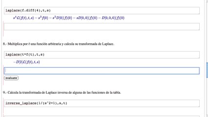 21 Sagemath y Matemáticas. Transformada de Laplace