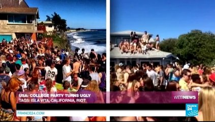 Web News - USA: college party turns ugly