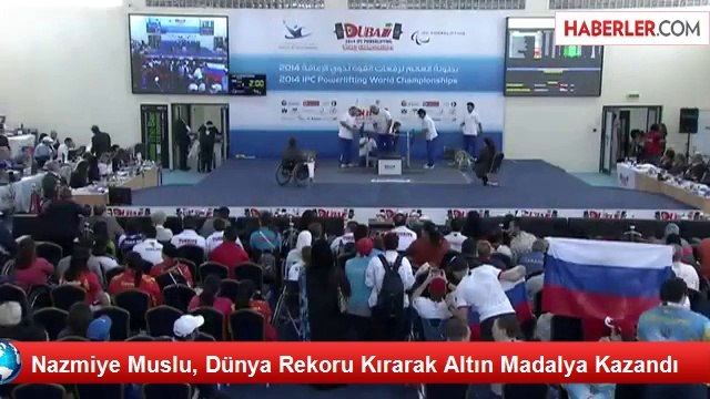 Nazmiye Muslu, Dünya Rekoru Kırarak Altın Madalya Kazandı
