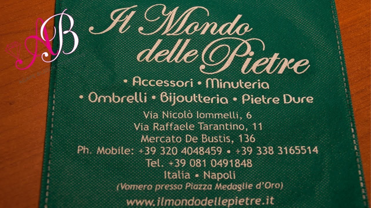 Review acquisti negozio  "Il Mondo delle Pietre" Napoli