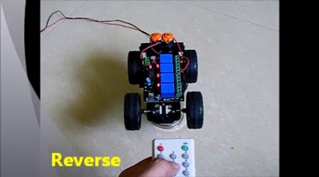 Infrared Remote Controlled Robot - Close up Operation