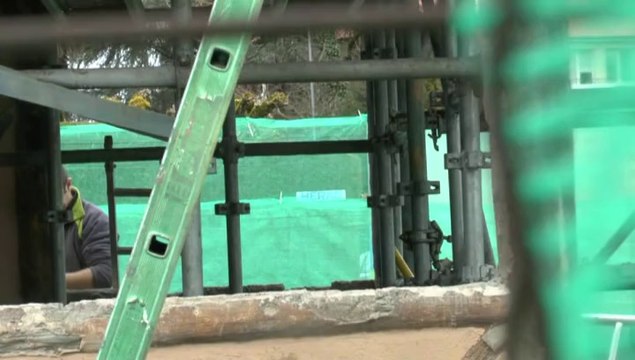 LES W-D.D. MICHOU NEWS - 12 FEVRIER 2014 - PREPARATION DU CHANTIER DU KIOSQUE AVANT DEBUT DES TRAVAUX.