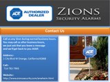Zions Security Alarms - ADT Authorized Dealer - Adt Anaheim