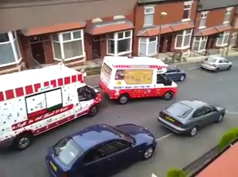 Fight between 2 ice cream seller.. Ice cream mafia!