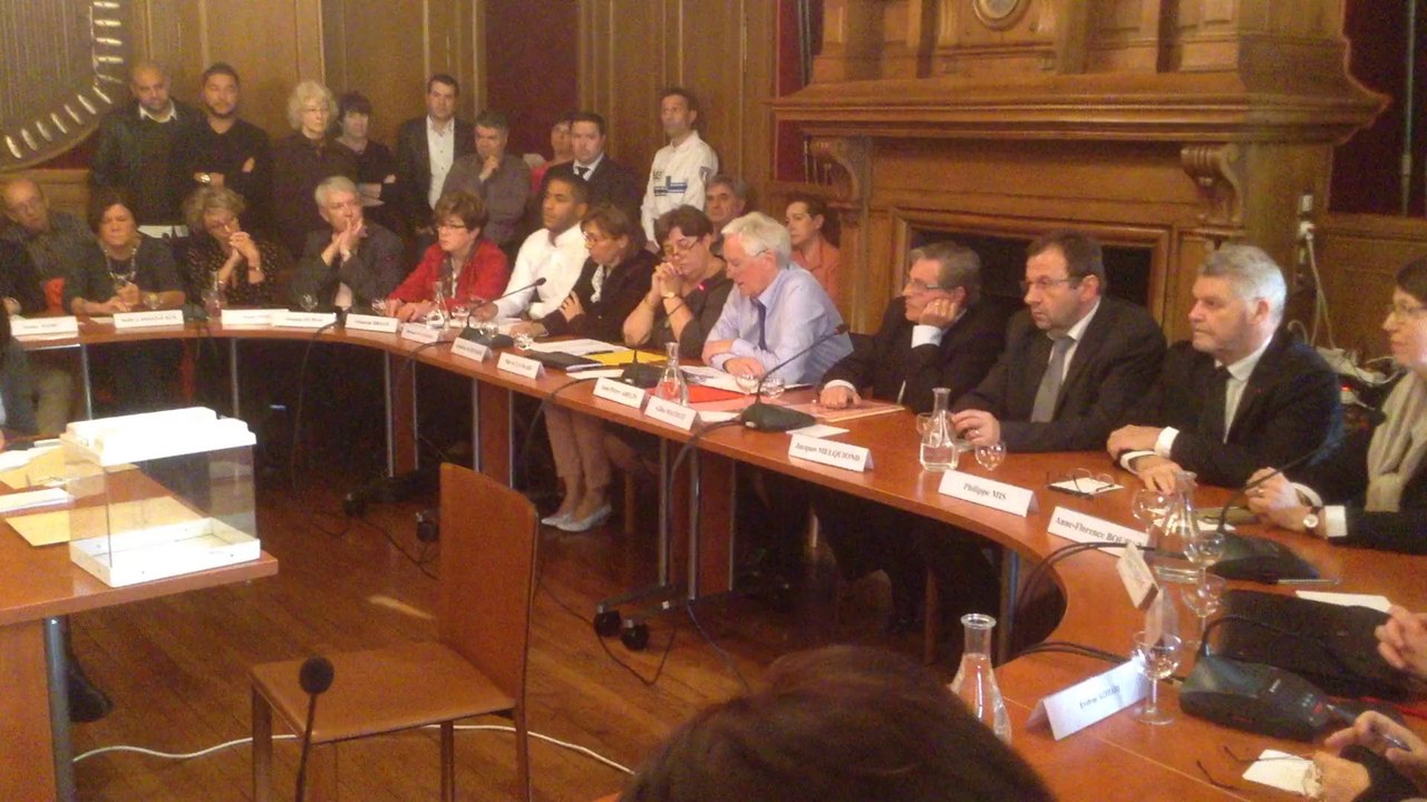 discours de Jean-Pierre Abelin après son élection comme Maire