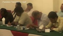 Jahangir Khan Tareen & Asad Umar's PTI Post Budget Press Briefing (June 3, 2012) - Video