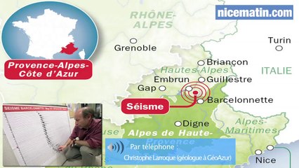 Christophe Larroque, géologue : "Un séisme relativement fort mais pas étonnant"