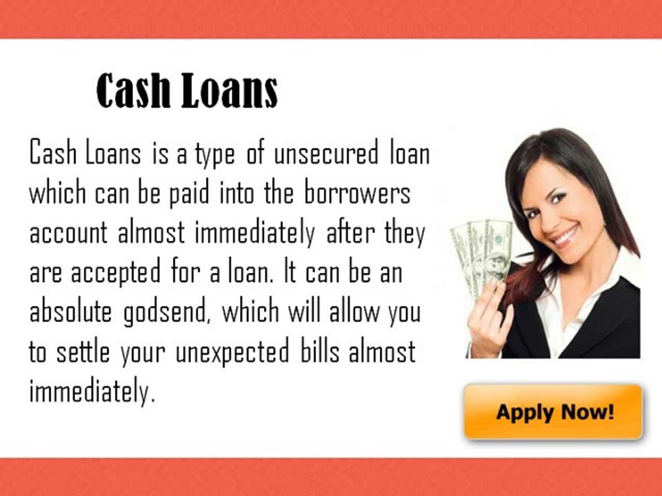 Cash Loans- Instant Cash Loans with No Trouble
