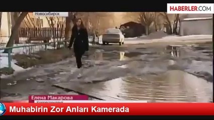 Muhabirin Zor Anları Kamerada Videosu