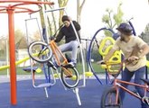 Mike Mastroni & Tate Roskelly funny tricks - BMX