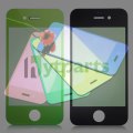 Hytparts.com-Full Mirror Color Outer Glass Front Lens Replacement for iPhone 4S 4