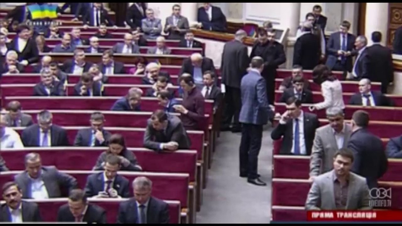 Fight in Ukrainian parliament - Bójka w parlamencie ukraińskim!