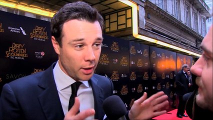 Rupert Evans at the opening night of Dirty Rotten Scoundrels