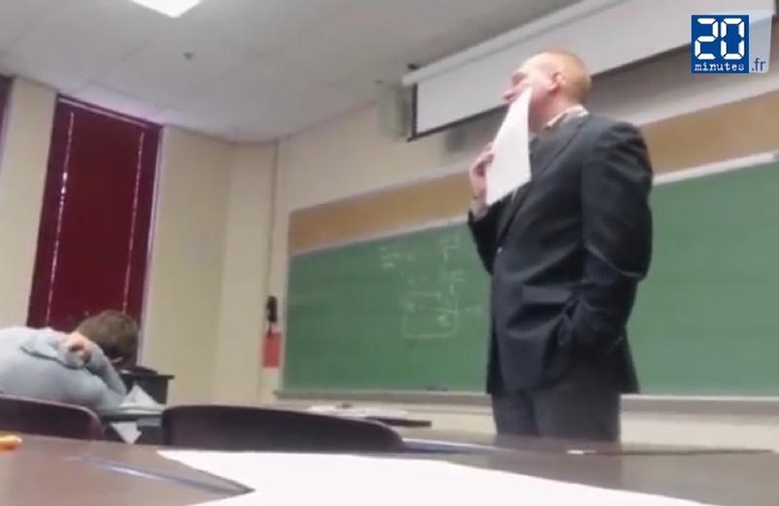 Poisson d'avril, un professeur piégé par ses élèves