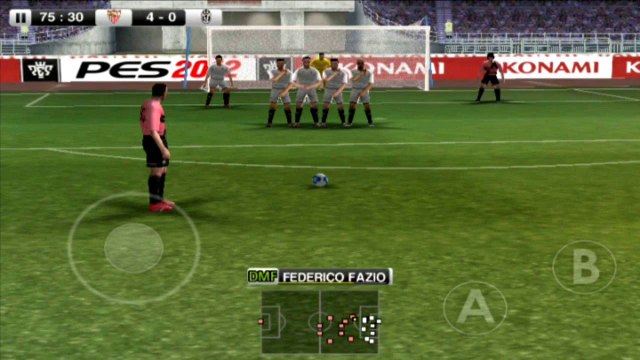 Pro Evolution Soccer 2012 Android Gameplay Sevilla F.C vs Juventus F.C