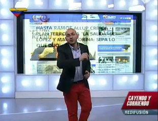 (Vídeo) Cayendo y Corriendo del Día Lunes, 07 de Abril, de 2014