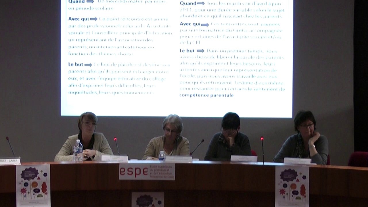 Séminaire de la réussite éducative - Expérimentation de type AEF