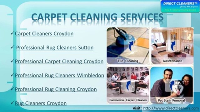 Carpet and Rug Cleaning specialist for Professional Carpet Cleaning services in Sutton, Croydon and Wimbledon