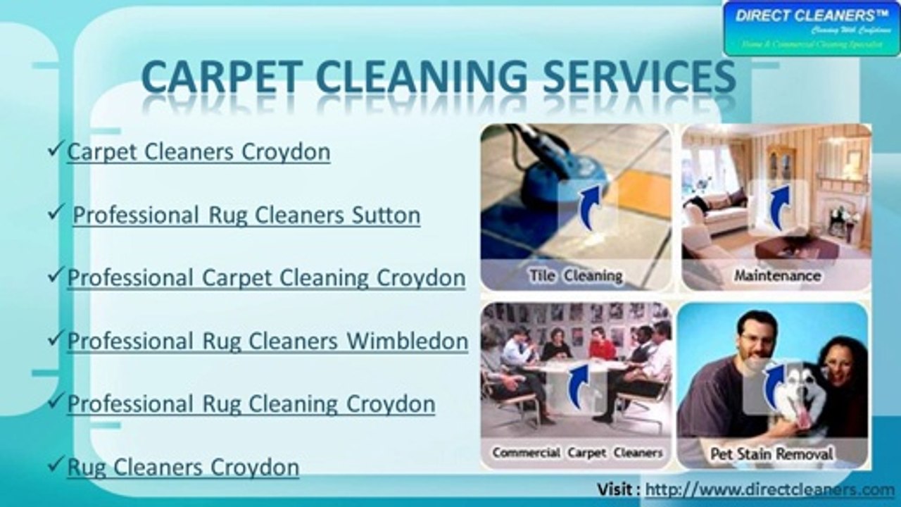 Carpet and Rug Cleaning specialist for Professional Carpet Cleaning services in Sutton, Croydon and Wimbledon