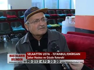 ŞEKER-GÖZDE KATARKT RAHATSIZLIĞI VARDI ŞİFALI BİTKİLERİ KULLANDI