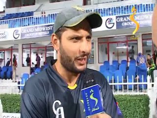 Shahid Afridi  Pashto Interview Nizar Yousafzai