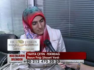 BOYUN FITIĞI RAHATSIZLIĞI VARDI ŞİFALI BİTKİLERİ KULLANDI