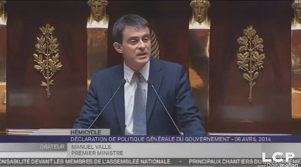 Manuel Valls : "Je vous demande, le coeur battant, de m'accorder votre confiance"