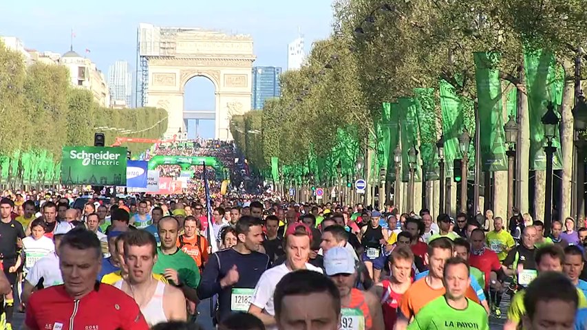 Ambiance - Schneider Electric Marathon de Paris 2014