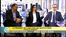 TV3 - Els Matins - Turull, Rovira i Herrera van al Congrés amb voluntat pedagògica i ànim constr