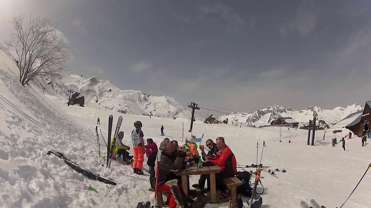 GoPro ski - A Valmorel avec le CLSB - 30-3-14