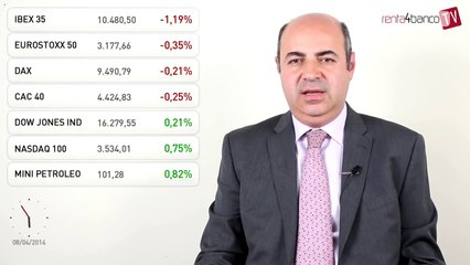 08.04.14 · Sesión de caídas en las bolsas europeas - Análisis del cierre del mercado financiero