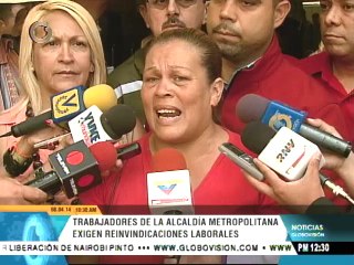 Trabajadores de la Alcaldía Metropolitana exigen ser incluidos en el HCM