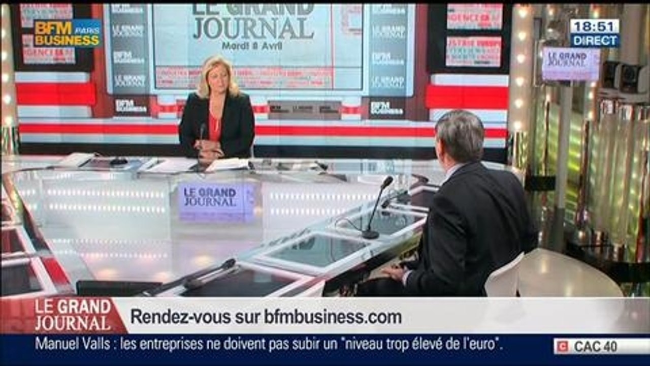 Gérard Rameix, président de l'Autorité des Marchés Financiers, dans Le Grand Journal - 08/04 4/4