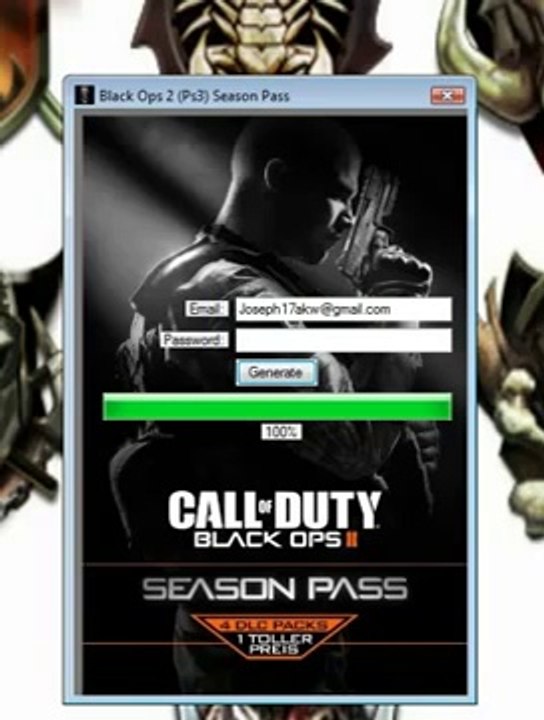 GRATUIT Black Ops 2 Season Pass Generator PC PS3 Xbox