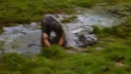 Downhill biker falls face first into mud - Bing Videos[via torchbrowser.com]
