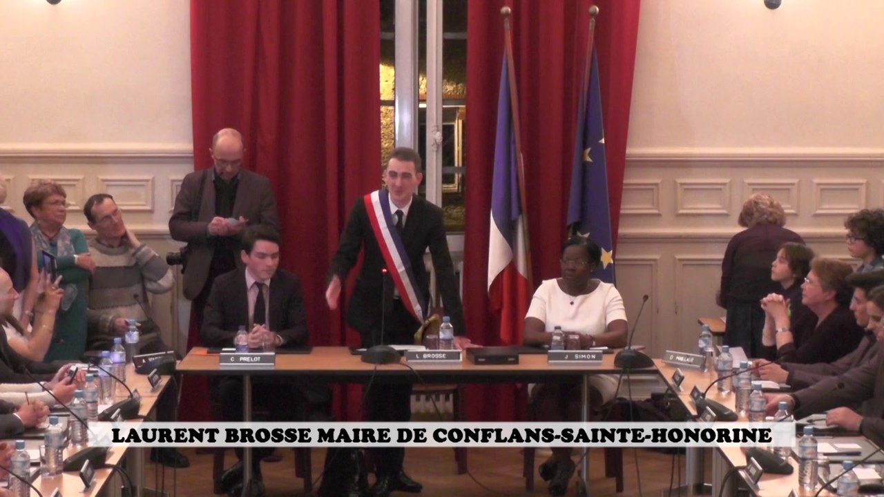 Séance d'installation du Conseil municipal