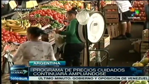 Programa argentino de Precios cuidados se ampliará