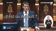 Ce que criaient les députés de l'opposition pendant le discours de Manuel Valls