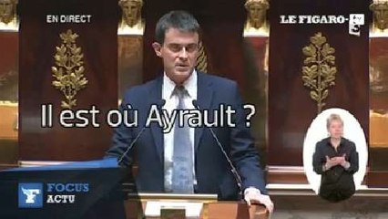 Ce que criaient les députés de l'opposition pendant le discours de Manuel Valls