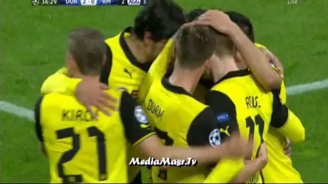 هدف بروسيا دورتموند الثاني في ريال مدريد - دوري أبطال أوروبا 8/4/2014